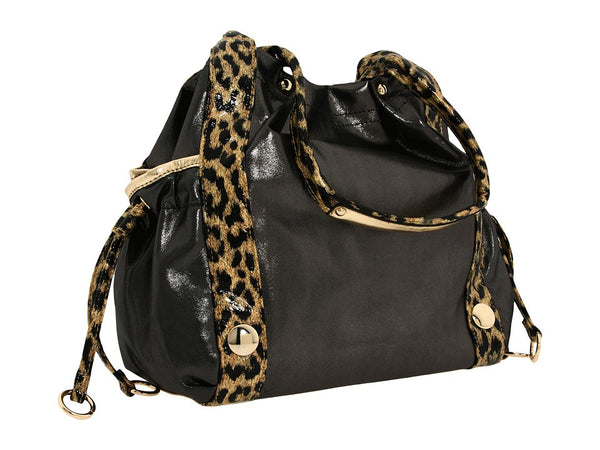 Kathy Van Zeeland Summer Love Shopper Black H49605 Purse Tote Handbag