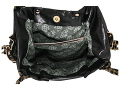 Kathy Van Zeeland Summer Love Shopper Black H49605 Purse Tote Handbag