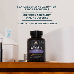 Ancient Nutrients Zinc + Probiotics | Capsules (30 Servings)