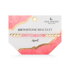 Soul Stacks Birthstone Bracelet Open Stock