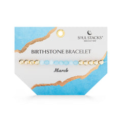 Soul Stacks Birthstone Bracelet Open Stock