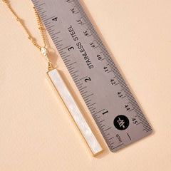 Bar Pendant Long Necklace