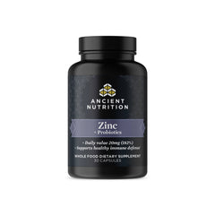 Ancient Nutrients Zinc + Probiotics | Capsules (30 Servings)