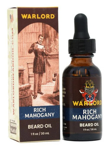 Warlord Beard Oil RICH MAHOGANY