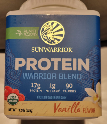 Sunwarrior 375g Warrior Protein Blend - Vanilla