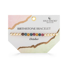 Soul Stacks Birthstone Bracelet Open Stock