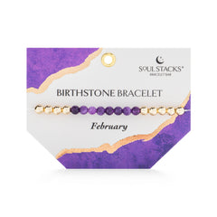 Soul Stacks Birthstone Bracelet Open Stock