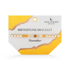 Soul Stacks Birthstone Bracelet Open Stock
