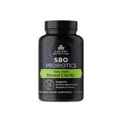 Ancient Nutrition SBO Probiotics Mental Clarity Once Daily | (30 Capsules)