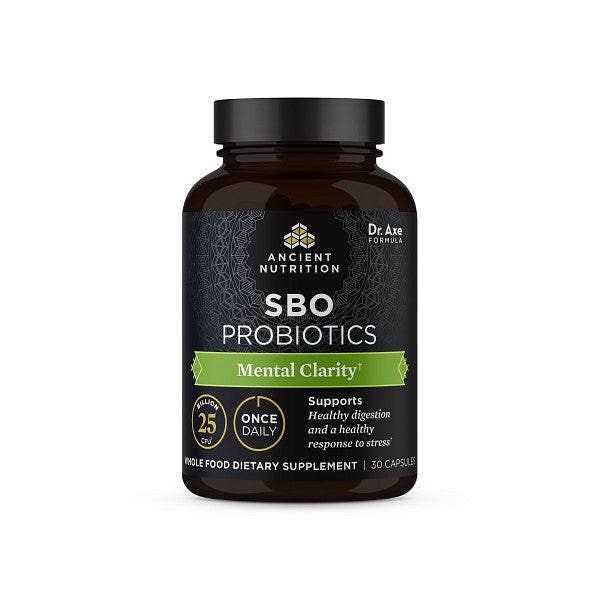 Ancient Nutrition SBO Probiotics Mental Clarity Once Daily | (30 Capsules)