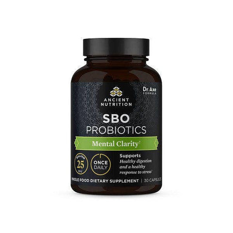 Ancient Nutrition SBO Probiotics Mental Clarity Once Daily | (30 Capsules)