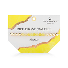 Soul Stacks Birthstone Bracelet Open Stock