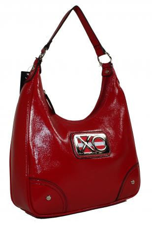 XOXO Refined Patent Purse Red 52489 Handbag Tote