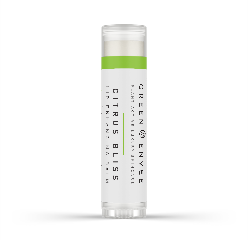 CITRUS BLISS LIP ENHANCING BALM WITH LEMONGRASS + ORANGE .15OZ