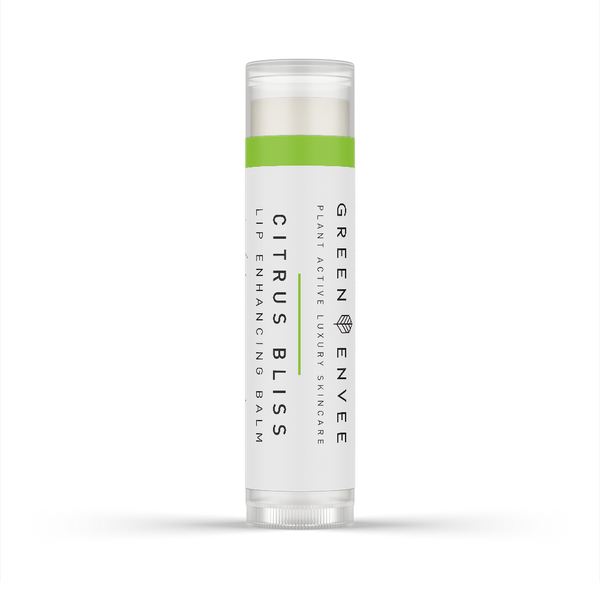 CITRUS BLISS LIP ENHANCING BALM WITH LEMONGRASS + ORANGE .15OZ