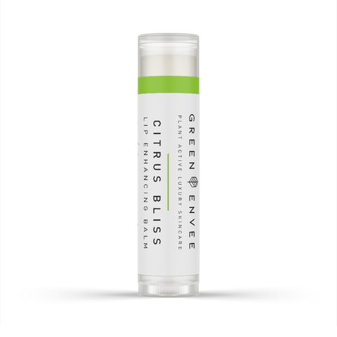 CITRUS BLISS LIP ENHANCING BALM WITH LEMONGRASS + ORANGE .15OZ