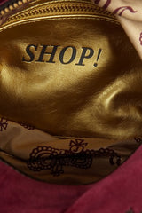 Juicy Couture No Drama Handbag Drink Me Burgundy