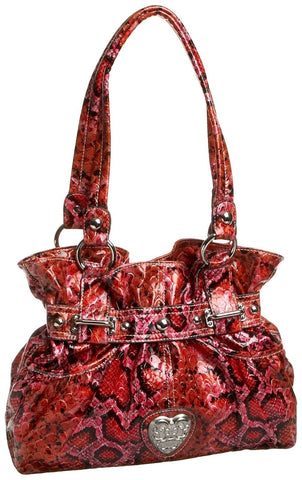 Kathy Van Zeeland Medusa Belt Shopper Fuchsia H41505 Purse Handbag