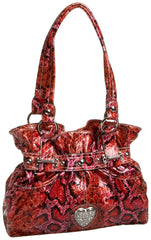 Kathy Van Zeeland Medusa Belt Shopper Fuchsia H41505 Purse Handbag