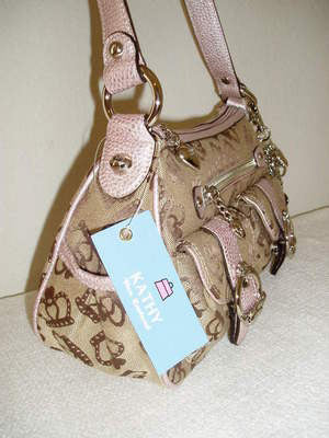 Kathy Van Zeeland Royal Treatment Natural / Pink Purse H25510 Small Handbag